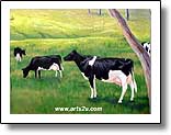 Mural-dairy.farm.cows.detail