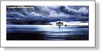 Oil Rig Painting